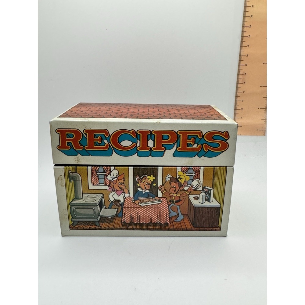 Kelloggs And Quaker Recipe Box Vintage - Snap Crackle Pop